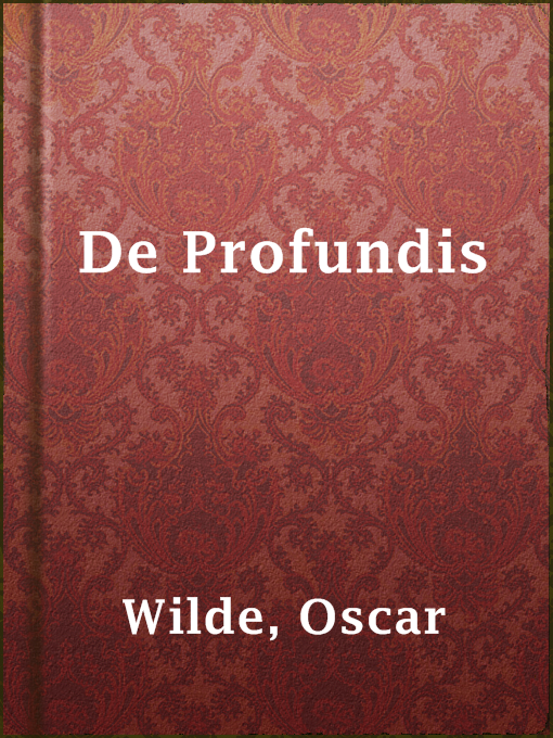 Title details for De Profundis by Oscar Wilde - Wait list